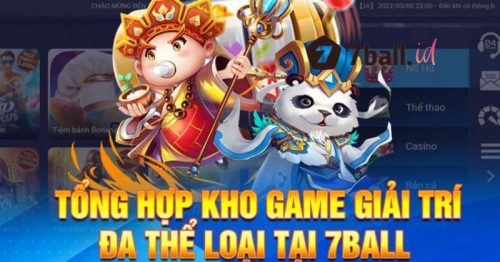 Khám phá kho game giải trí đa dạng, hấp dẫn tại 7Ball Casino